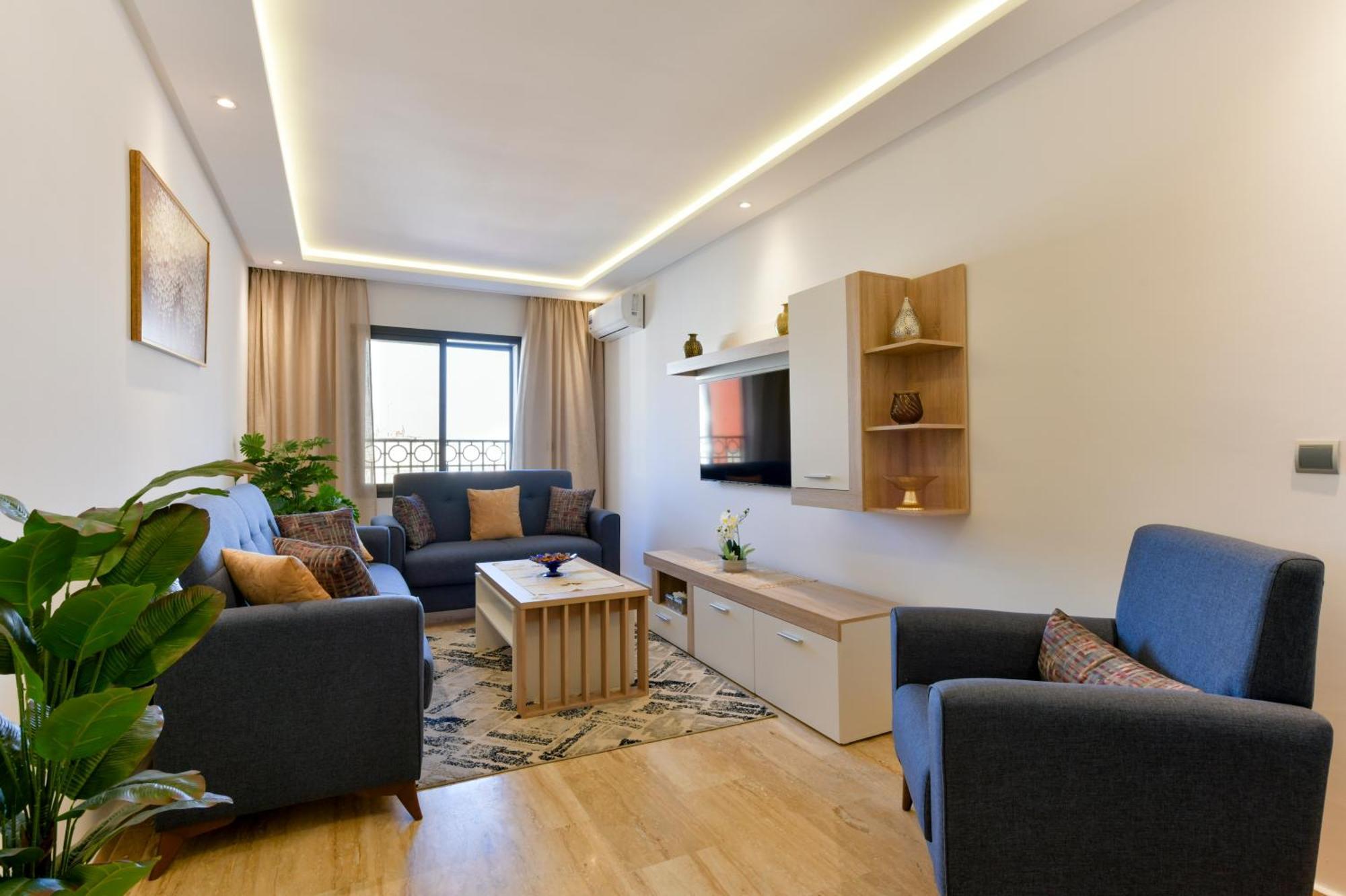 Appartement Charmant & Cozy - Centre Ville De Rabat Eksteriør bilde