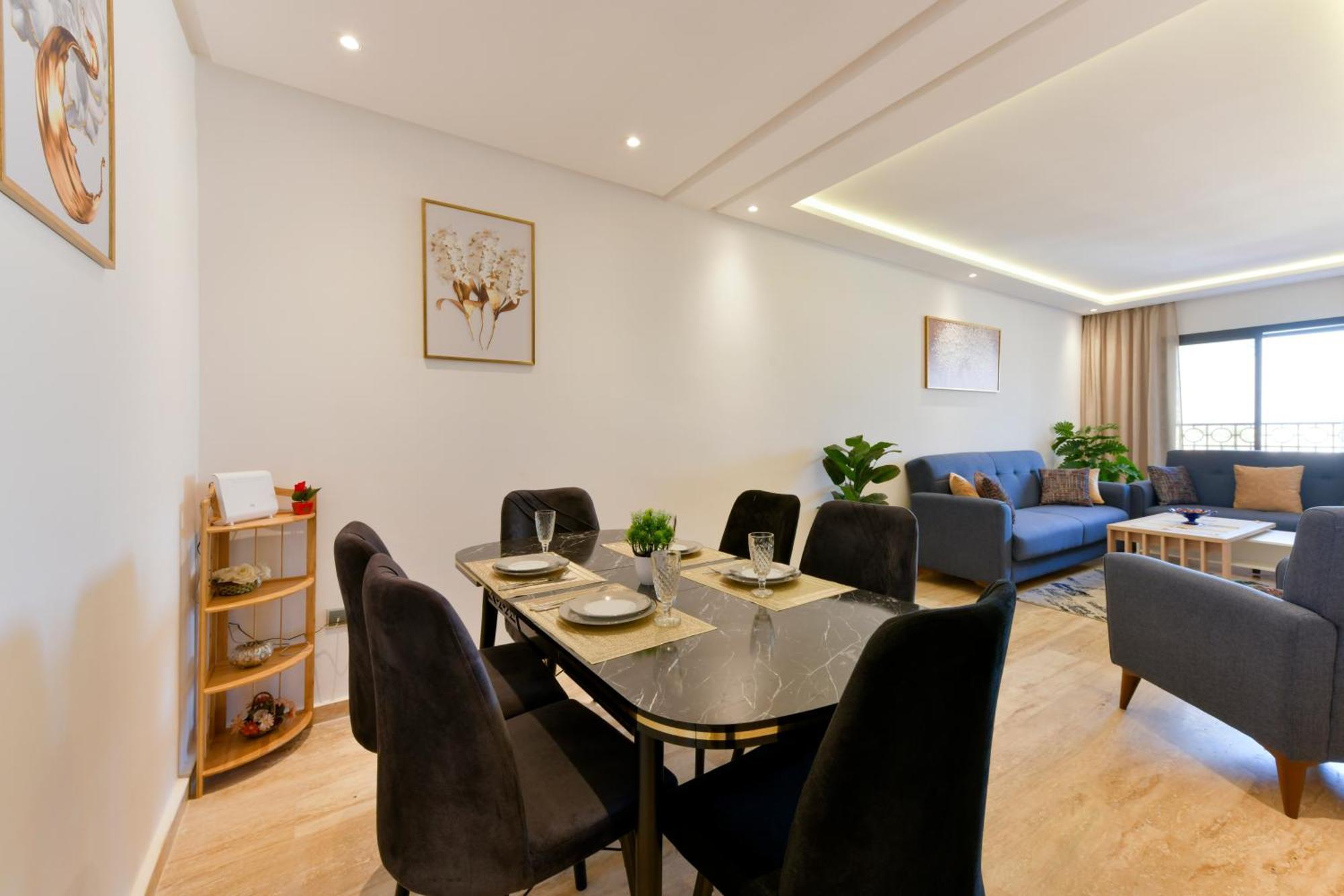 Appartement Charmant & Cozy - Centre Ville De Rabat Eksteriør bilde